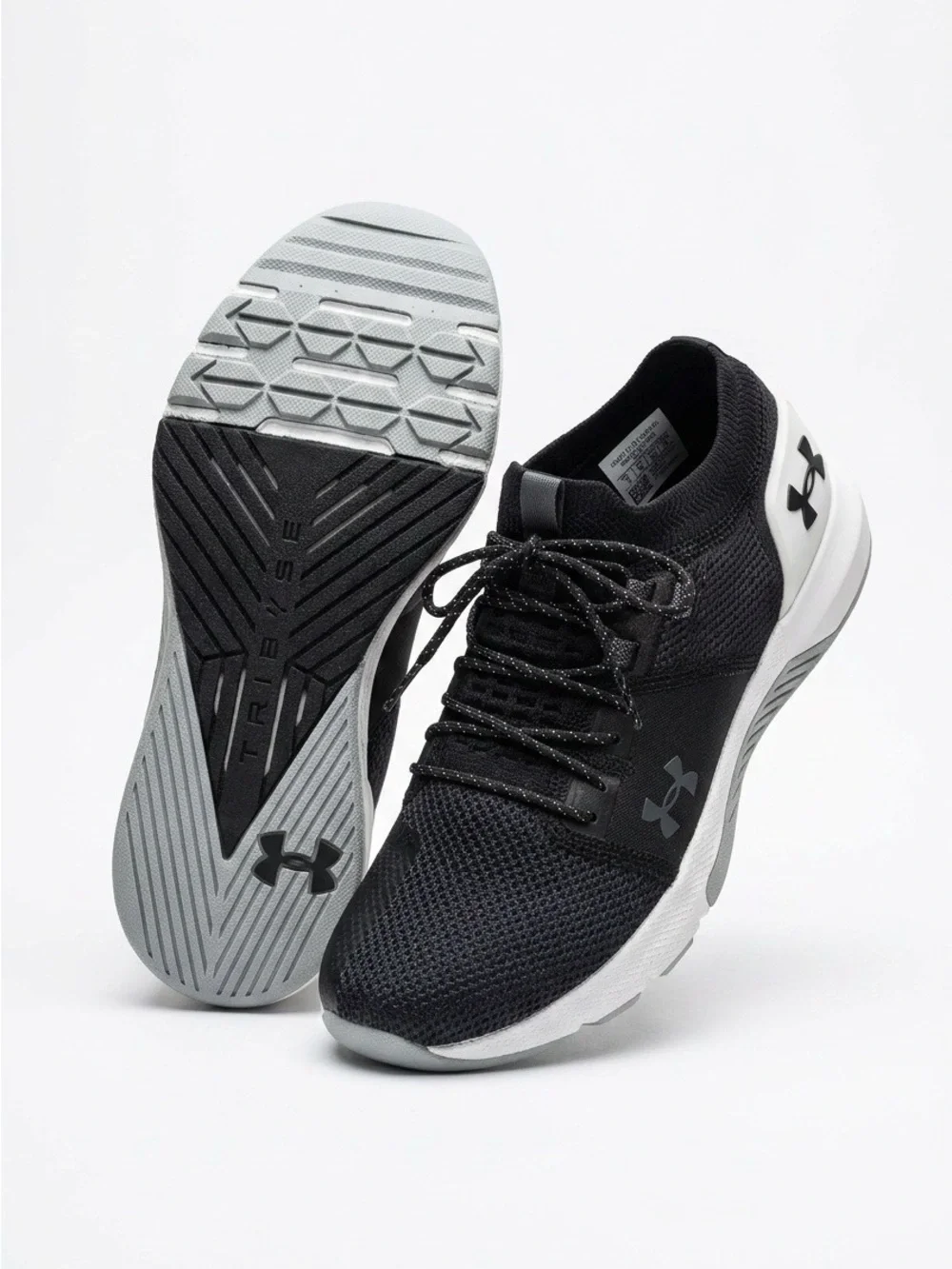 Under Armour Black and White Women's Training Shoes